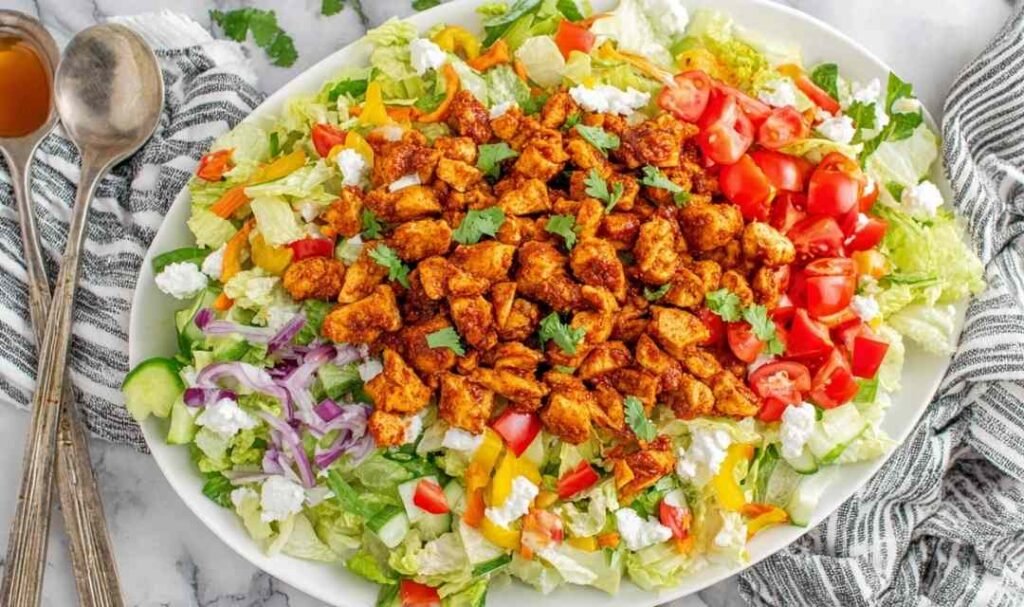 honey-hot-chicken-salad-serving-platter