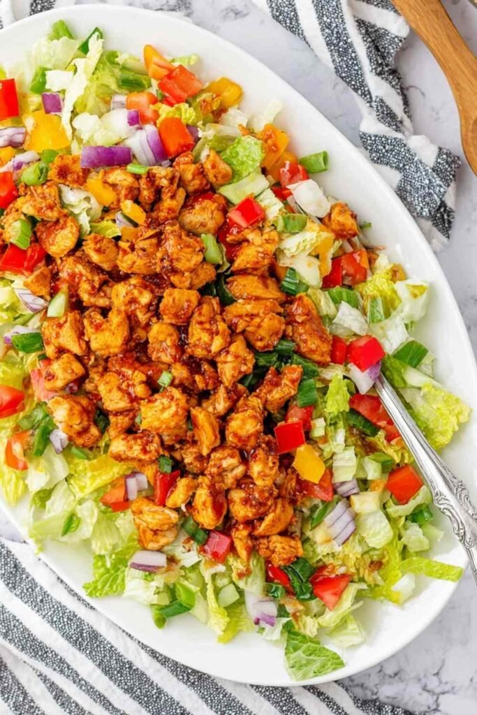 honey-hot-chicken-salad-serving-platter