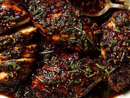 hot-honey-baked-chicken-breasts-skillet-glaze