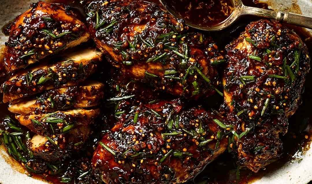 Hot Honey Baked Chicken Breasts