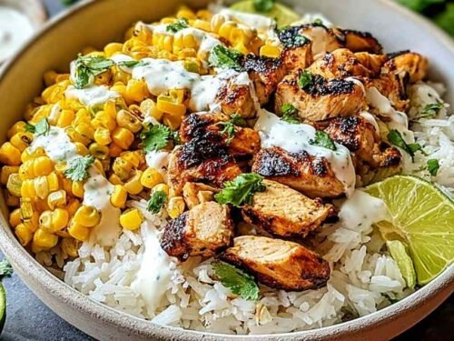street-corn-chicken-rice-bowl-assembled-top-down