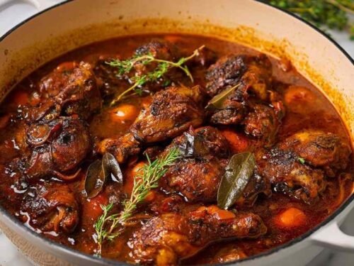 jamaican-brown-stew-chicken-bowl-with-gravy