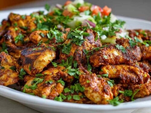 keto-chipotle-chicken-baked-thighs-plate