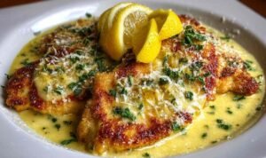 Lemon Chicken Romano lemon-chicken-romano-plated-with-sauce
