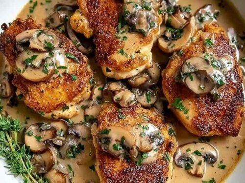 lemon-shallot-chicken-fresh-herbs-skillet