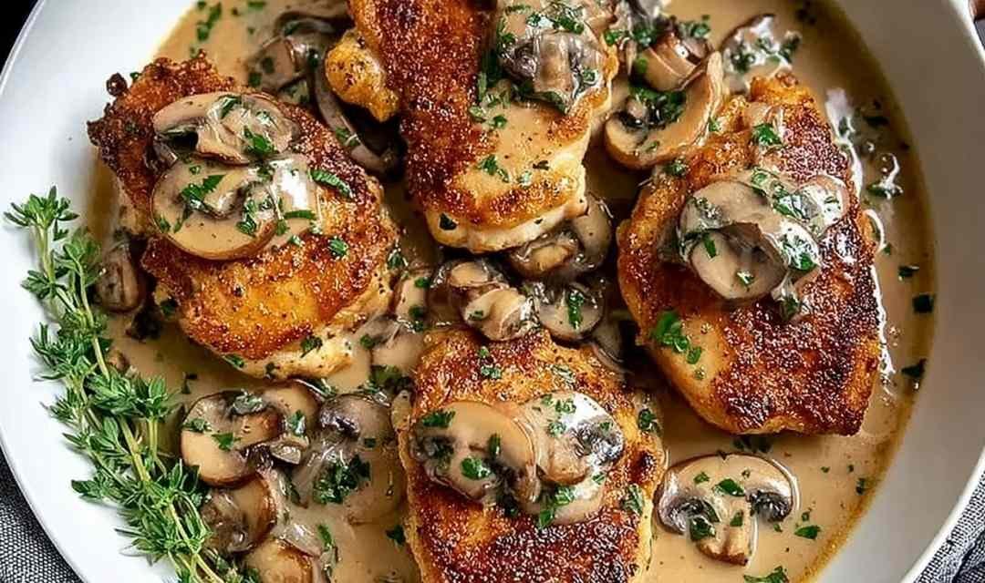 Stanley Tucci’s Lemon Shallot Chicken with Fresh Herbs