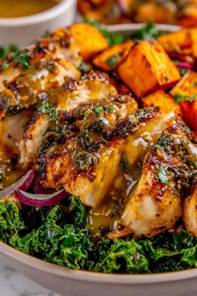 maple-dijon-chicken-roasted-sweet-potato-bowl-served
