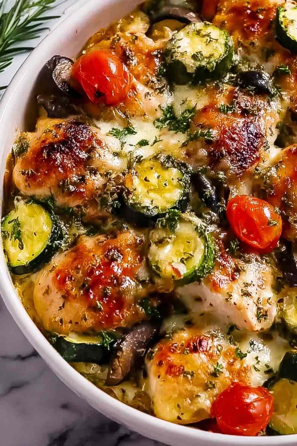 mediterranean-chicken-zucchini-bake-dish-feta-tomatoes