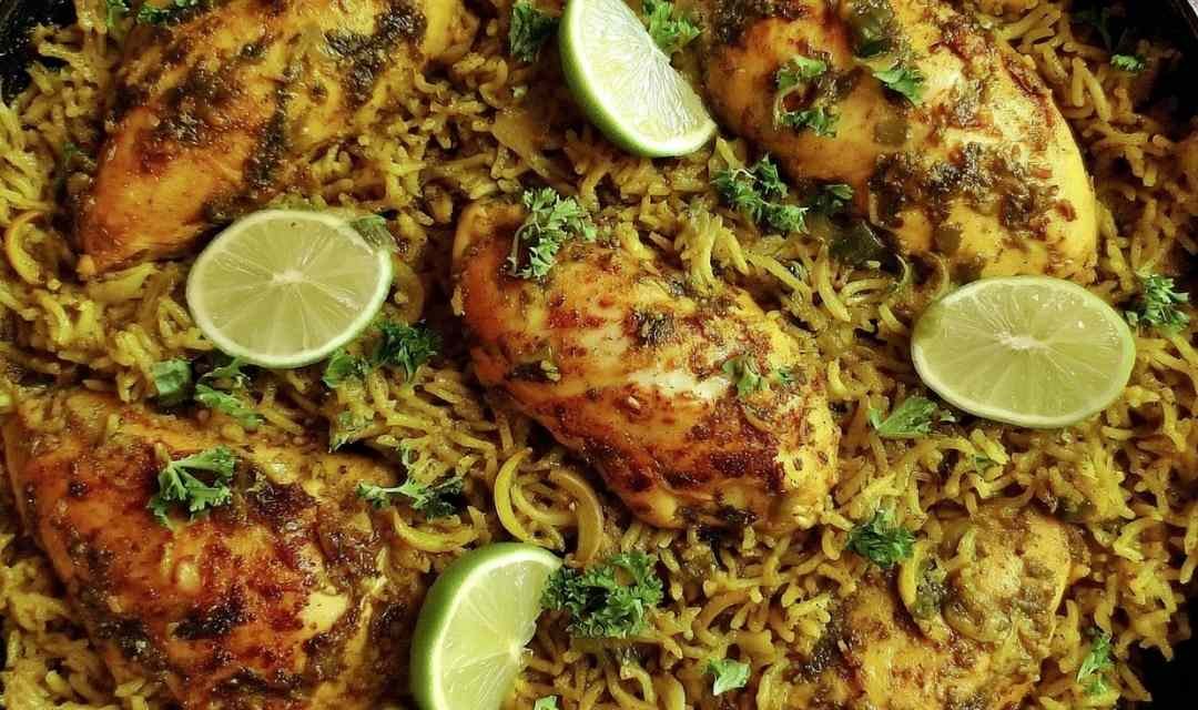 One Pan Mediterranean Chicken and Rice
