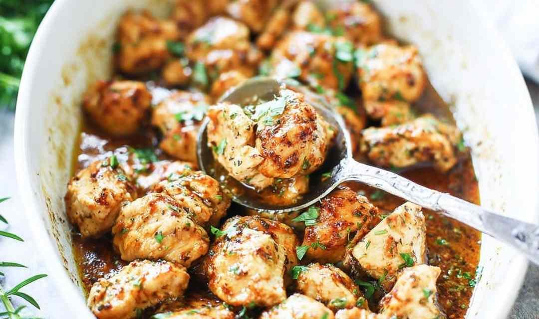 Juicy Oven Baked Chicken Bites