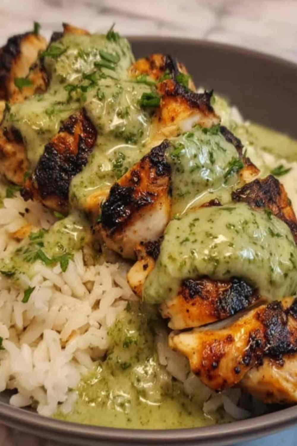 peruvian-chicken-aji-verde-bowl-cilantro-rice
