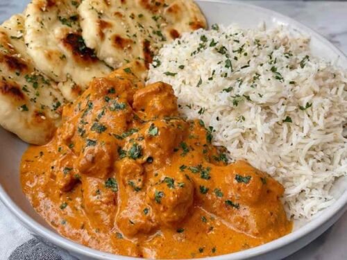 butter-chicken-recipe-skillet-creamy-sauce