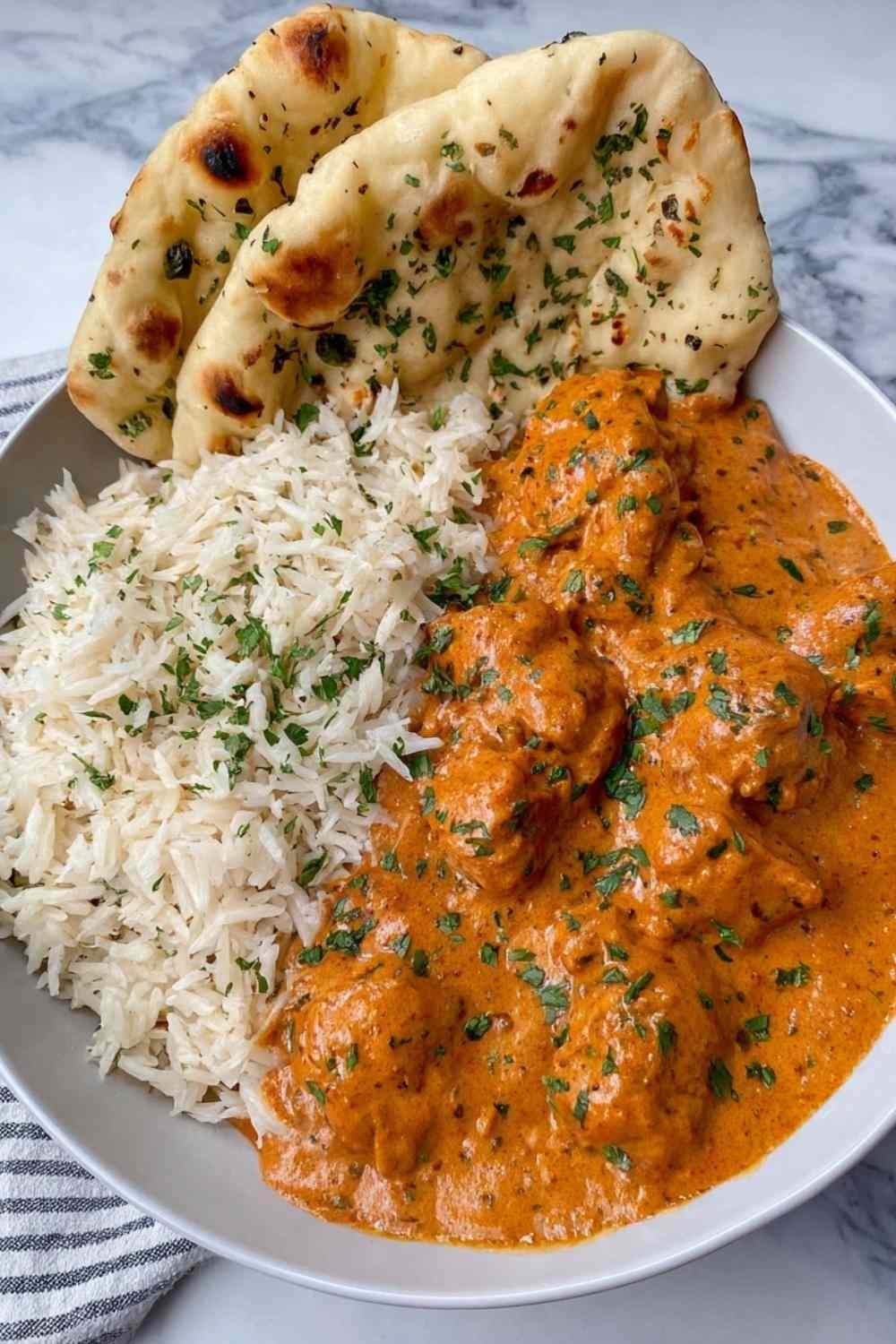 butter-chicken-recipe-skillet-creamy-sauce