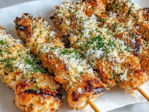 ranch-garlic-parmesan-chicken-skewers-plate