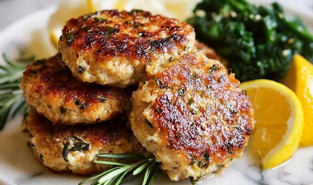 Rosemary Lemon Chicken Patties
