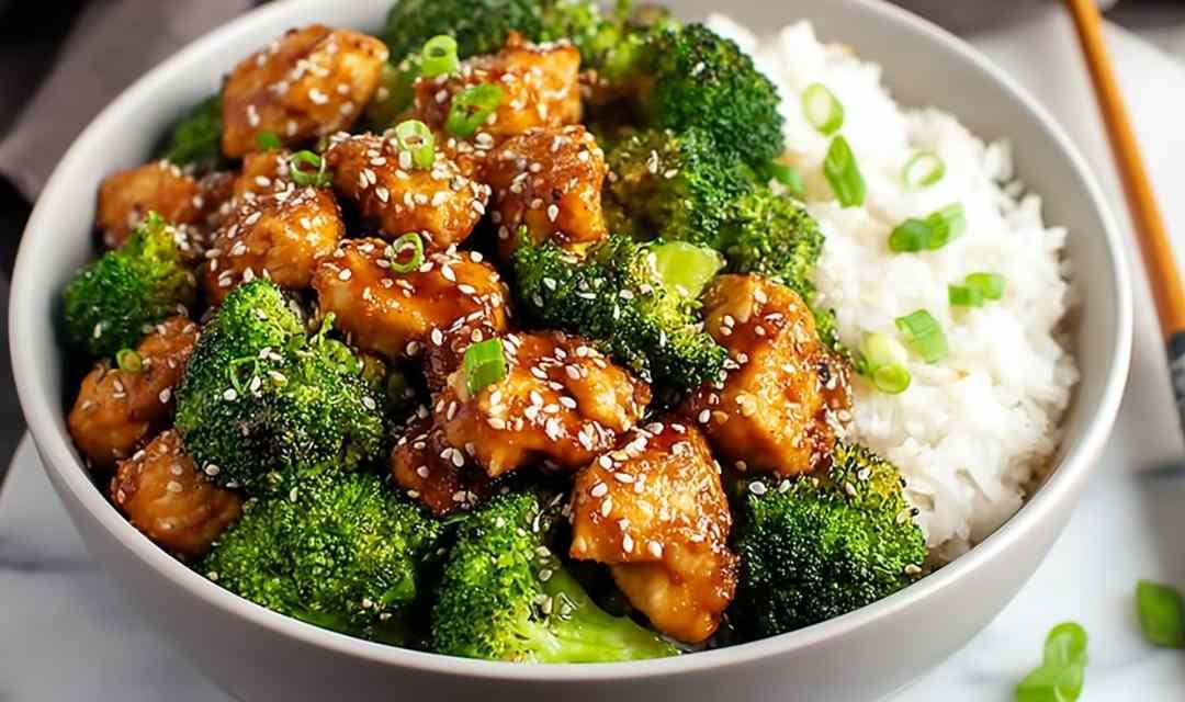 Skinny Sesame Chicken and Broccoli Stir-Fry