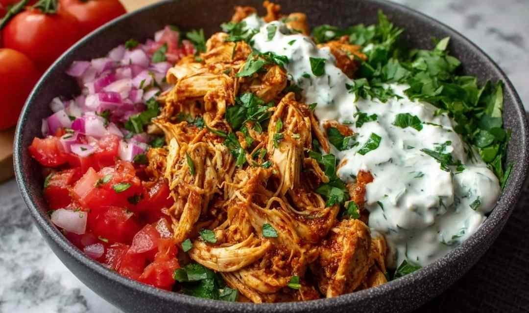 Slow Cooker Chicken Shawarma