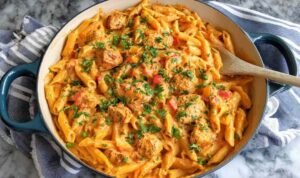 southwest-chicken-alfredo-skillet-recipe