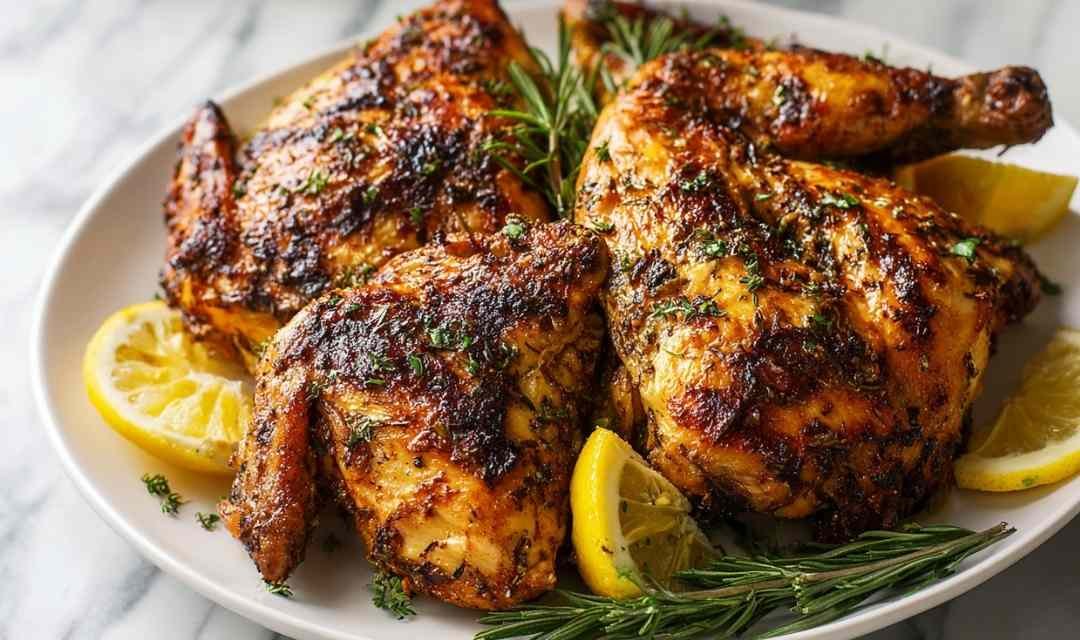 Spatchcock Chicken with Crispy Skin and Juicy Meat