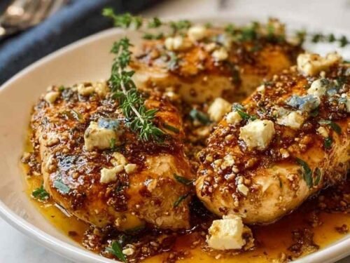 hot-honey-infused-feta-chicken-skillet