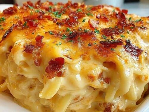 spicy-southern-cheesy-chicken-spaghetti-casserole-baked