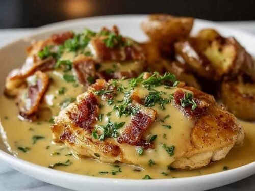 texas-roadhouse-smothered-chicken-skillet-mushroom-gravy