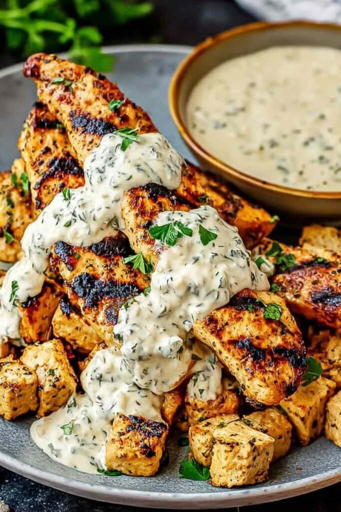 chicken-shawarma-with-garlic-sauce-pita-wrap