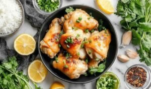 Vietnamese Lemongrass Chicken vietnamese-lemongrass-chicken-rice-bowl