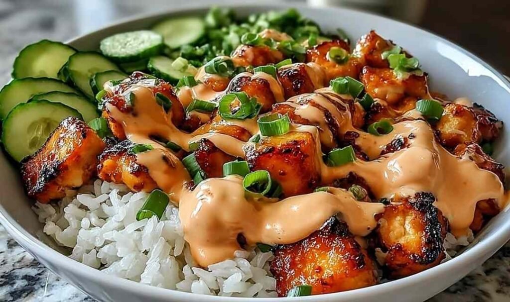 bang-bang-chicken-bowl-creamy-sauce-rice