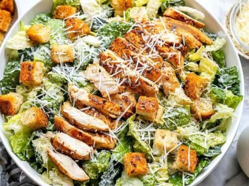 chicken-caesar-salad-homemade-dressing-croutons