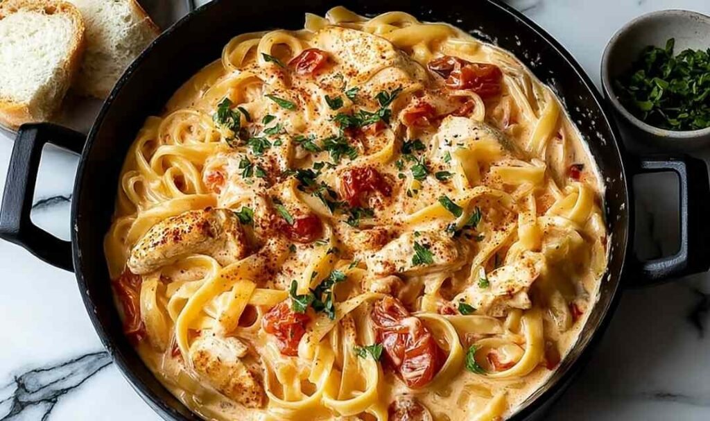 creamy-cajun-chicken-pasta-skillet-recipe