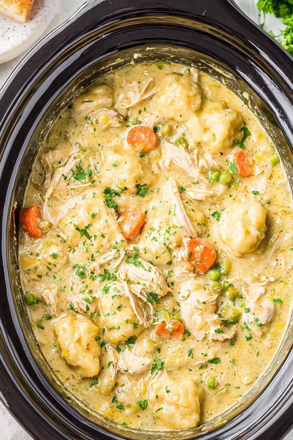 crockpot-chicken-and-dumplings-slow-cooker-biscuits