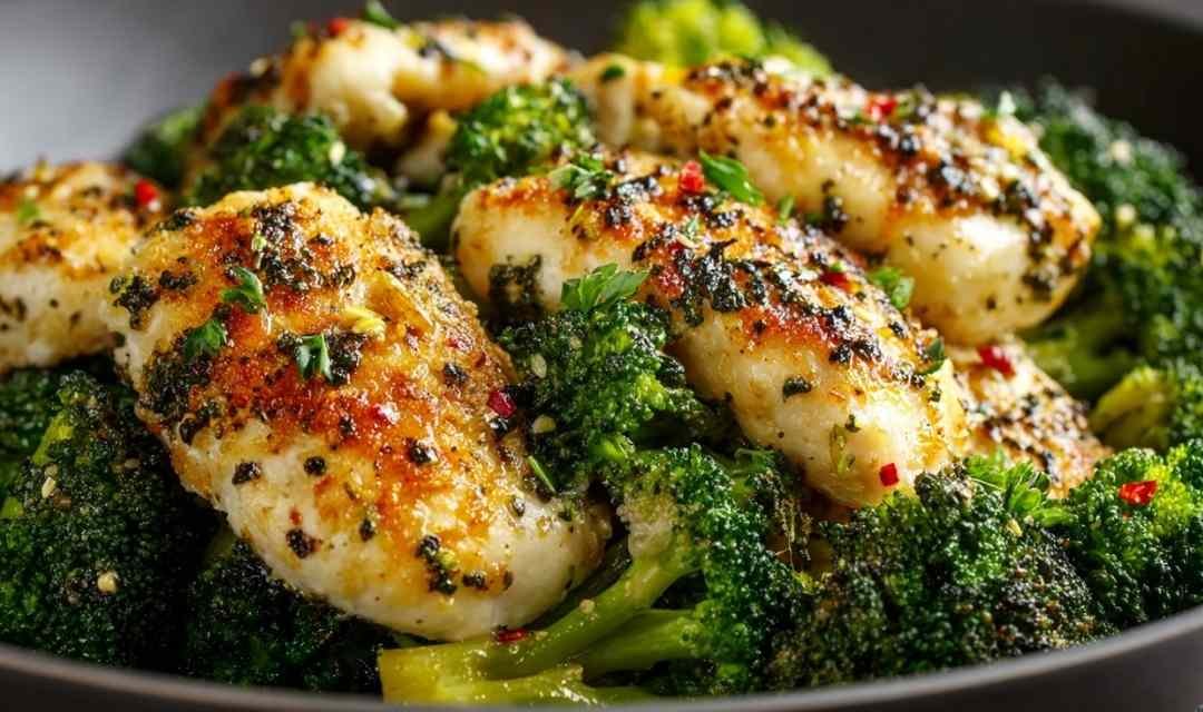Garlic Butter Chicken and Broccoli