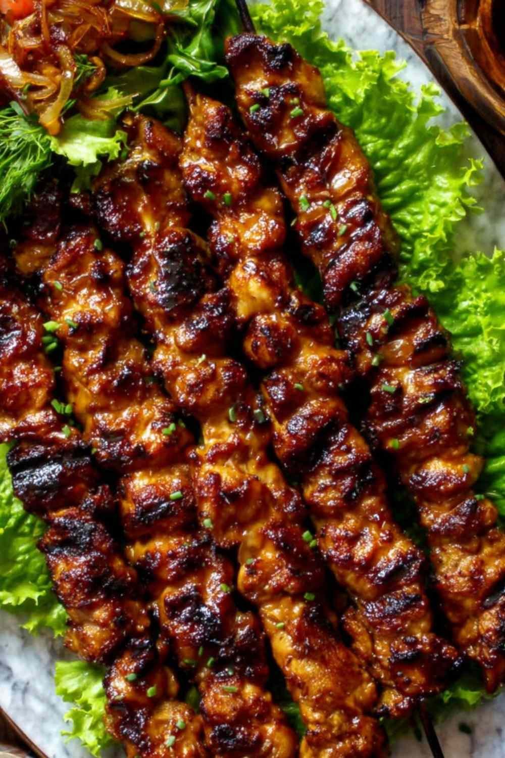 grilled-thai-coconut-chicken-skewers-on-grill