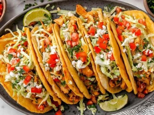 homemade-chicken-chalupas-overhead-tray