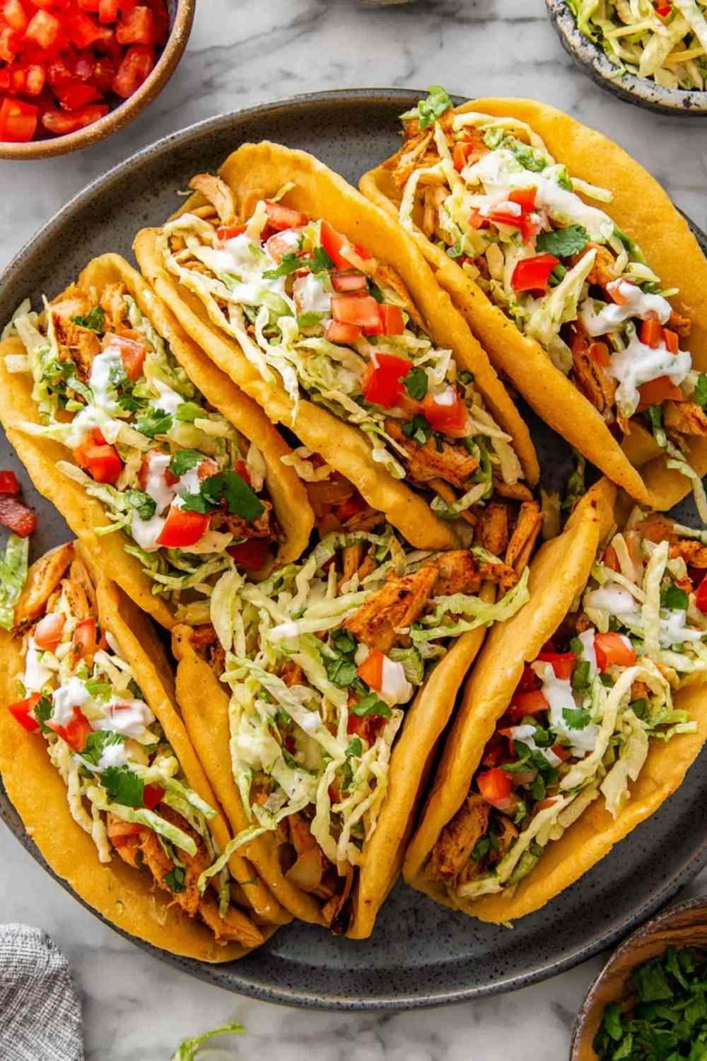 homemade-chicken-chalupas-overhead-tray