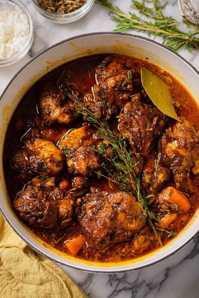 jamaican-brown-stew-chicken-dutch-oven-gravy