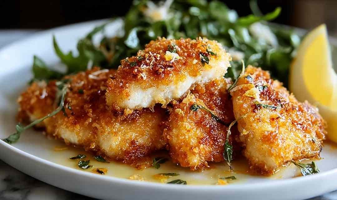 Lemon Pecorino Crispy Chicken