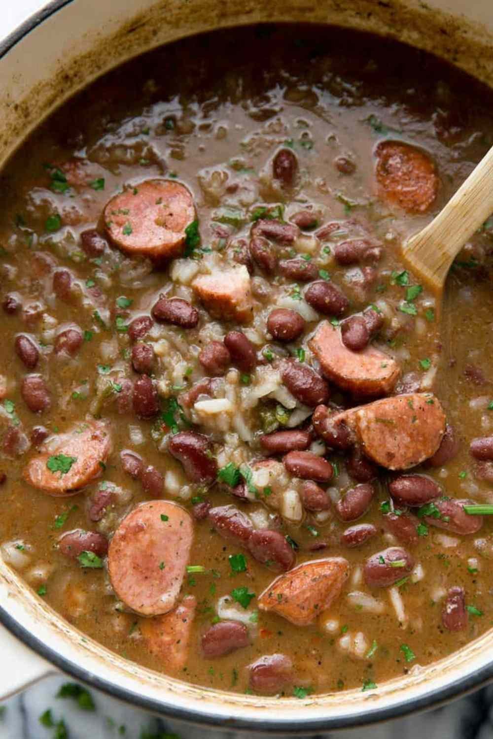 louisiana-red-beans-and-rice-chicken-sausage-bowl