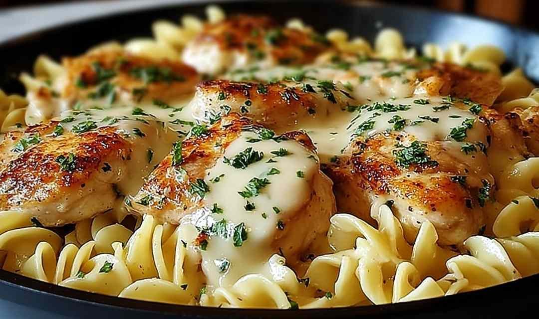 One-Pan Chicken with Buttered Noodles