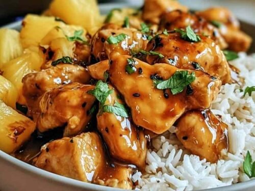 pineapple-chicken-and-rice-skillet-sweet-savory-sauce