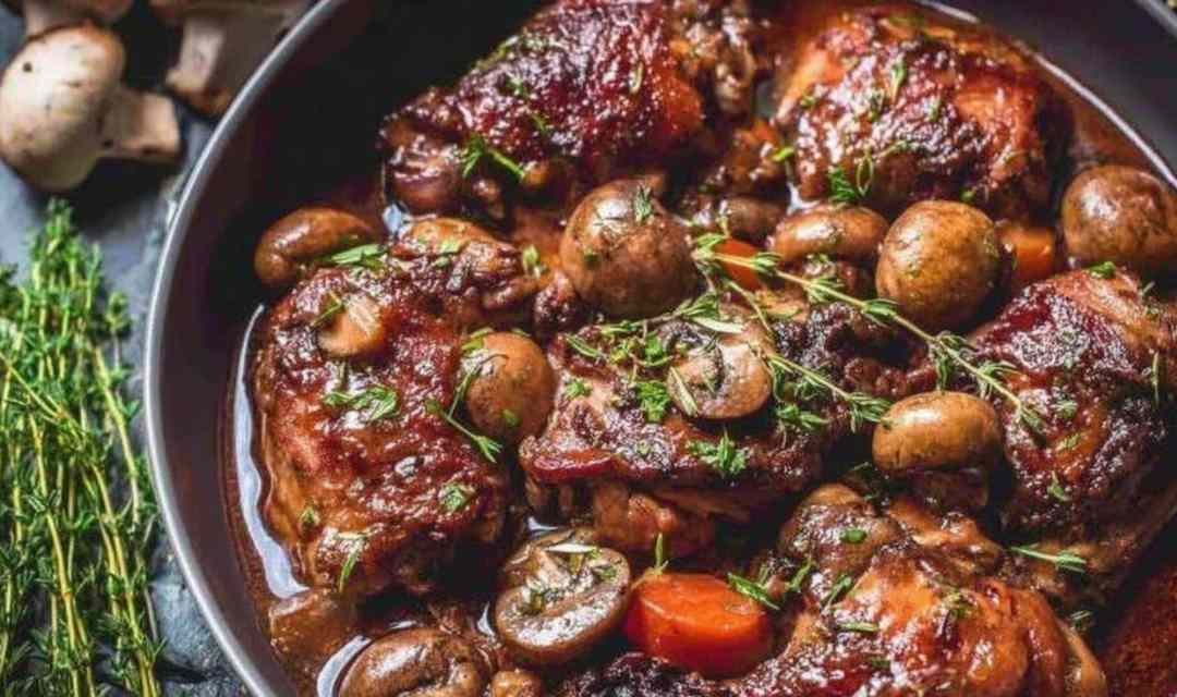 Slow Cooker Coq Au Vin